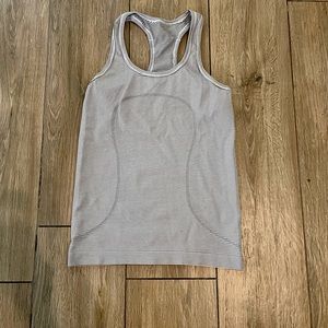 Lululemon Athletica Striped Run Swiftly Tank